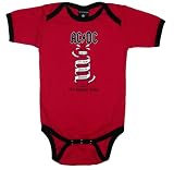 Toddler and Infant AC/DC 'For Those About To Rock One Piece Baby Suit