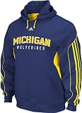 Michigan Wolverines Adidas Fan Gear Pullover Hooded Sweatshirt