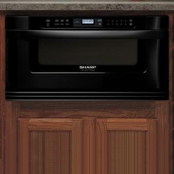 1000 Watt 30-Inch Microwave Drawer in Black