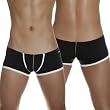 Groovin' Black *New Style* Super Extra Low Rise CUP Boxer Brief
