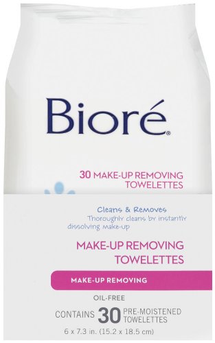 Biore Makeup Removing Towelettes, 30 Count