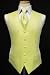 Tuxedo Vest "Venetian Lemon" - Including Matching Windsor Band Tie