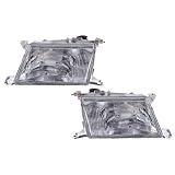 1995-1997 Lexus LS400 Headlight Assembly 1-Pair(Driver and Passenger Sides) (1996) by AutoLightsBulbs