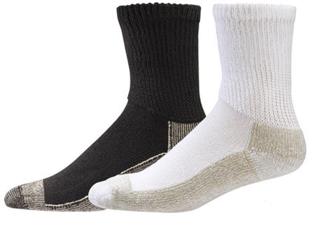 AETREX COPPER NON-BIND CREW WHT L