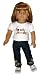 Silly Monkey Top and Jeans. Fits 18" Dolls Like American Gril Doll and Others.