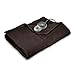 Sunbeam Heated Blanket | 10 Heat Settings, Quilted Fleece, Walnut, Twin - BSF9GTS-R470-13A00