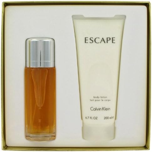 C K Ęscape Perfume Gift Set for Women 3.4 oz Eau De Parfum Spray & 6.7 oz Body Lotion