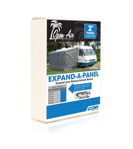 Camco 45131 2' Gray Zipper Expand-A-Panel
