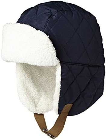 Lacoste Sherpa Trapper Hat - Navy Blue