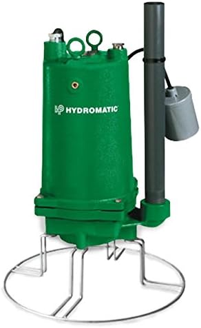 Hydromatic HPGR200M2-2 Single-Seal High Head Sewage Pump 2 HP Cast Iron, Tethered Switch 1-1/4-Inch Discharge