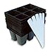 Seedling Starter Trays, 144 Cells: (24 Trays; 6-cells Per Tray), Plus 5 Plant Labels