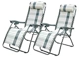 Outdoor Living : Set of 2 Textaline Brazilian Recliners