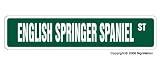 ENGLISH SPRINGER -Street Sign- collectable dog lover great gift idea