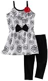 Young Hearts Toddler Girls Floral Printed Jersey with Legging Set