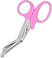 Prestige Medical Nurse Utility Scissors 5 1/2" Trauma Shears, Hot Pink