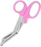 Prestige Medical Nurse Utility Scissors 5 1/2" Trauma Shears, Hot Pink