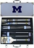 NCAA Michigan Wolverines 8pc. BBQ Set w/Case