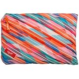 ZIPIT Colorz Jumbo Pencil Case, Triangles, 9"x0.7"x5.9" / 23x2x15cm (ZTJ-CZ-Tri)