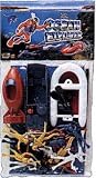 Ocean Explorer 28 Piece Playset: Scuba Diver Figures with Higgins Boat, Torpedo Craft, and Raft