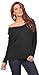 Women's Casual Scoop Neck Dolman Long Sleeve Rayon Jersey Top
