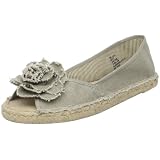 Mia Womens Rosette Flat Espadrille