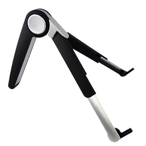 Kickstand Stand Adjustable Handheld Electronics Holder for Apple Ipad, Iphone and other laptop computer below 12