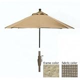 Casual Creations 9 Ft Saddle Market Umbrella With Extension With S...