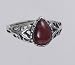Drop of Blood - Vampire Lovers Ring, 10 in Sterling Silver, 9