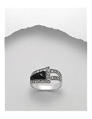 Marcasite Ring In 92.5 Sterling Silver