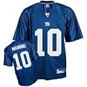 Eli Manning Jersey: Reebok Blue Replica #10 New York Giants Jersey