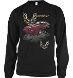 American Muscle, Pontiac Firebird Thermal Shirt, General Motors Racing Men's Long Sleeve Thermal Style Shirt