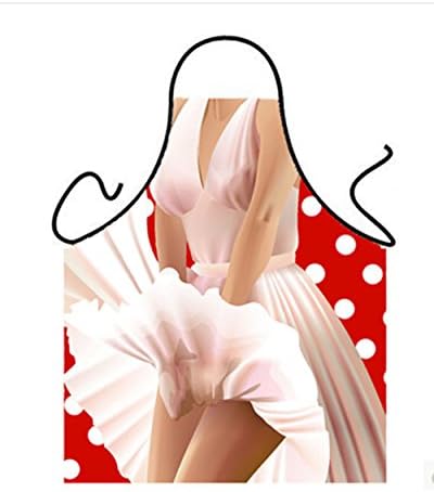 Creative Sexy Fashion Adult Personality Marilyn Monroe Pattern Funny Apron
