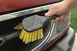 Laitner Brush Company 8 Black Handle Fender Brush w/ Soft Yellow Bristles: Case of 12