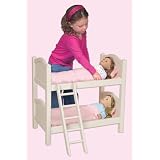 Guidecraft White Doll Bunk Bed