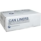 Inteplast Group HDPE Waste Can Liner, Star Seal