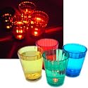 Hot Shots Flashing LED Shot glass set of 4