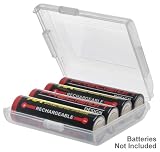 Precision Design AA Battery Holder Case for 4 Batteries