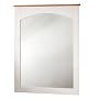South Shore Furniture, Summertime Collection, Mirror, Pure White and Natural Maple
