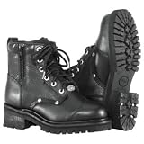 River Road Women's Double Zipper Field Motorcycle Boots - 8