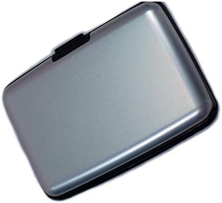 Wallet SALE! RFID Blocking Aluminum Wallet Men Women Credit Card Case SWISS STYLING-Silver