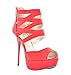 SASSY SEXY FLEXIE Women's Strappy Vamp Stilleto Platform Heel Pumps Shoes New