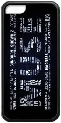 Fashion Muse Rock Band Personalized iPhone 5C Hard Rubber Gel Silicone Case Cover