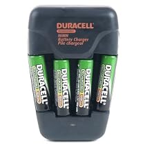 Duracell CEF14NC Value Charger for AA , AAA  & 4 AA NiMH Rechargeable Batteries