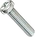 Small Parts FSCM625JISSZ Steel Pan Head Machine Screw, Zinc Plated, JIS B1111, #3 Phillips Drive, M6-1 Thread Size, 25 mm Length, Fully Threaded, Imported (Pack of 25)