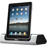 iHome iD9 Portable App-friendly Rechargeable Speaker System for iPad/iPhone/iPod - Silver