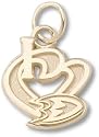 Anaheim Ducks "I Heart Foot" 1/2" Charm/Pendant