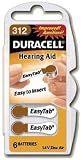 Electronics : 3 of Duracell Duracell Hearing aid Battery DA312 x 6 Zinc Air