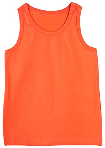 Lilax Girls' Racer Back Tank Top 12 Orange