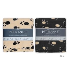 1 x Soft Warm Fleece Pet Blanket in Assorted Colors TC186
