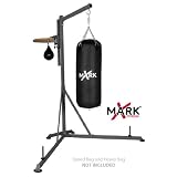 XMark Fitness Pro Style Heavy Bag Stand with Adjustable Speed Bag Platform by 